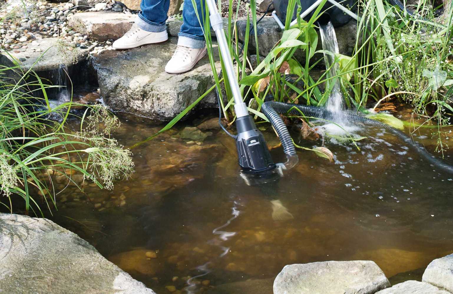 Как почистить пруд от водорослей своими руками