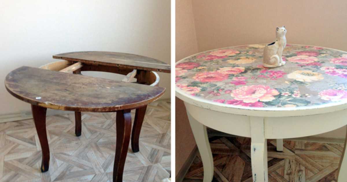 Как и чем покрасить старый стол: инструкция