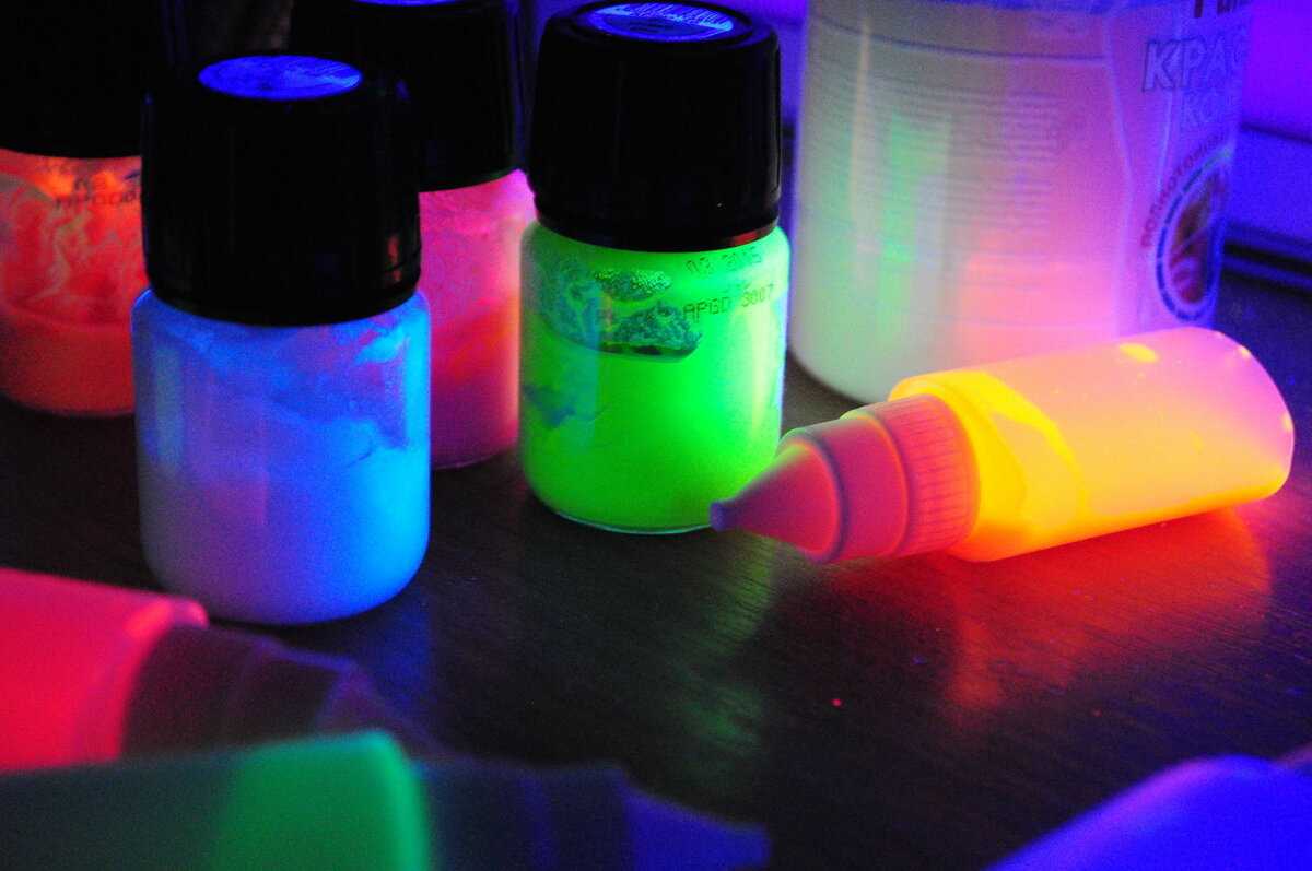 Как сделать светящуюся краску - изготовление светящейся краски